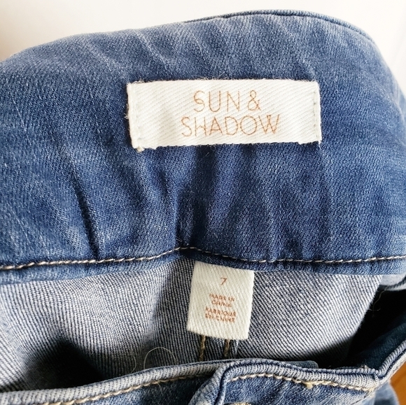 SUN & SHADOW retro flare jeans with braid - Picture 7 of 8